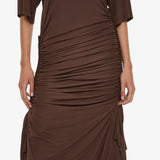 Christopher Esber - Shibari Jersey Ruche Tee Dress