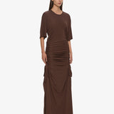 Christopher Esber - Shibari Jersey Ruche Tee Dress