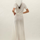Faithfull - Lenna Skirt Pointelle Lace Vintage White