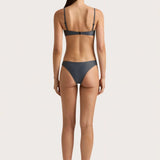 Faithfull - Farrah Bikini Top Charred Navy - Final Sale