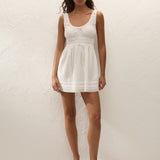 Faithfull - Juliet Mini Dress White