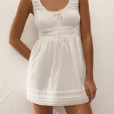 Faithfull - Juliet Mini Dress White