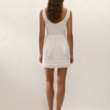 Faithfull - Juliet Mini Dress White