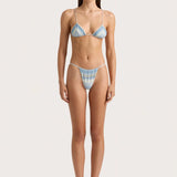 Faithfull - Elea Bikini Top Futura Stripe Sky Blue - Final Sale