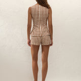 Faithfull - Ana Top Gingham Cedar