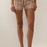 Faithfull - Lila Mini Short Gingham Cedar