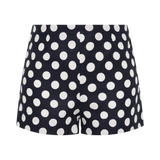 Faithfull - Lila Mini Short Vintage Navy White Dot