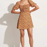 Faithfull - Il Carro Mini Dress La Gomera Floral Print - Final Sale