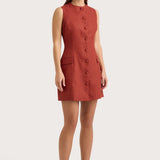 Faithfull - Jane Mini Dress Garnet - Final Sale