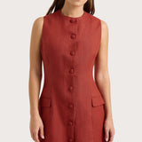 Faithfull - Jane Mini Dress Garnet - Final Sale