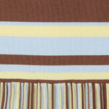 Faithfull - Esenia Knit Dress Sky Blue Pale Yellow Stripe