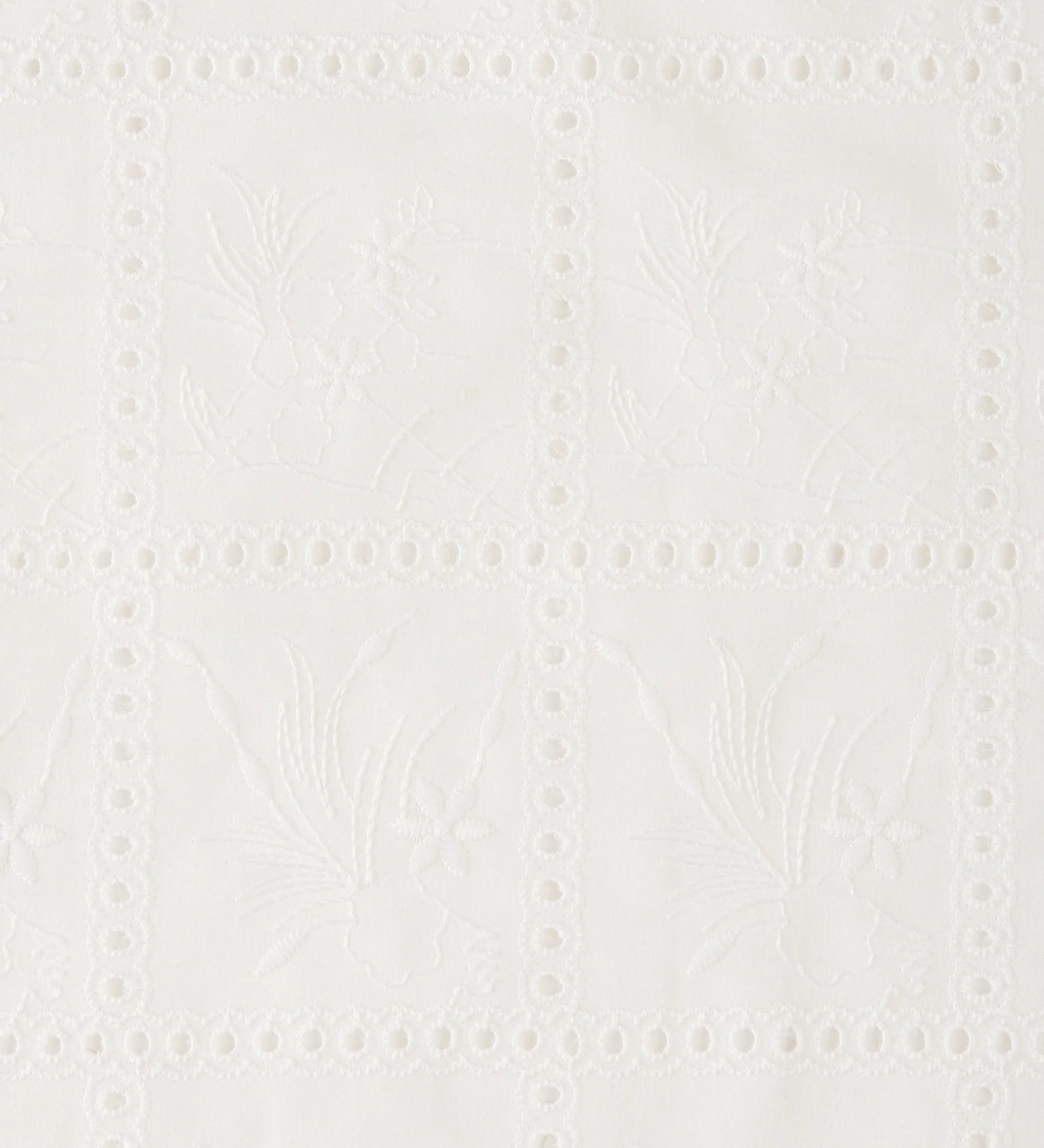 Faithfull - Mora Top Handkerchief Broderie White