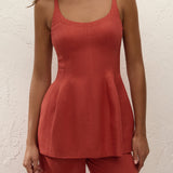 Faithfull - Syna Top Dusty Tomato