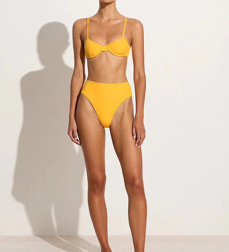 Faithfull - Citra Bikini Bottoms Citrus Towelling - Final Sale