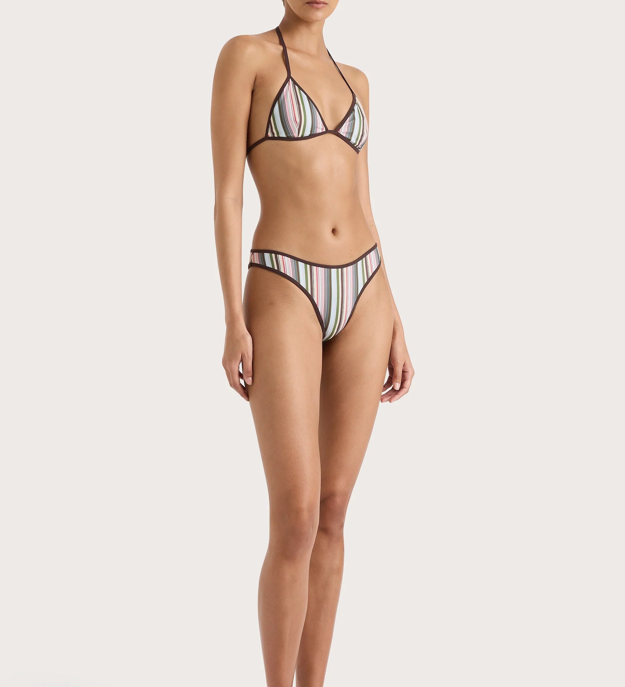 Faithfull - Ania Bikini Bottom Meleu Stripe Multi - Final Sale
