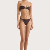 Faithfull - Bandol Bikini Top Meleu Stripe Multi - Final Sale