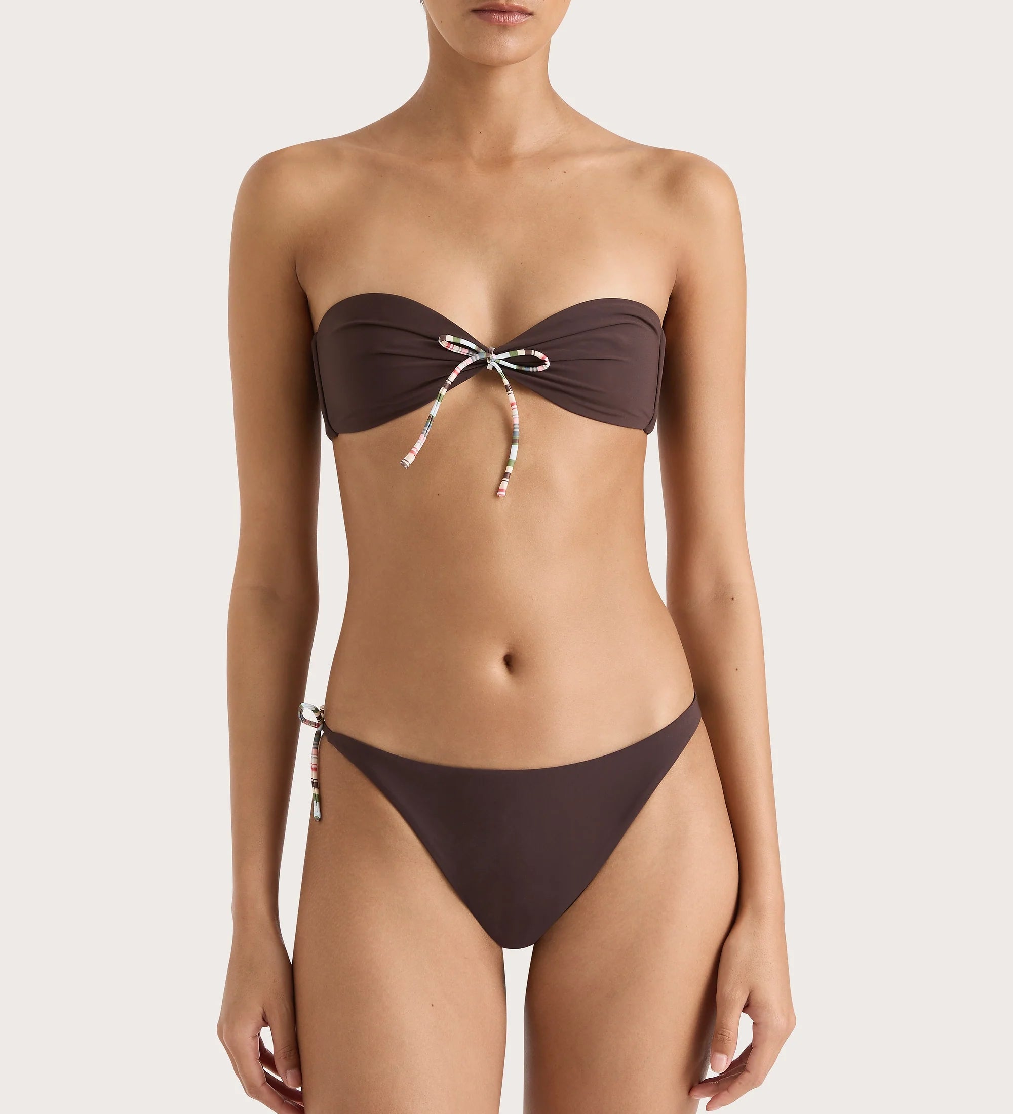 Faithfull - Bandol Bikini Bottom Meleu Stripe Multi - Final Sale