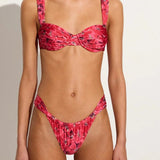 Faithfull - Andez Bikini Bottoms El Limon Floral Pink - Final Sale