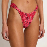 Faithfull - Andez Bikini Bottoms El Limon Floral Pink - Final Sale