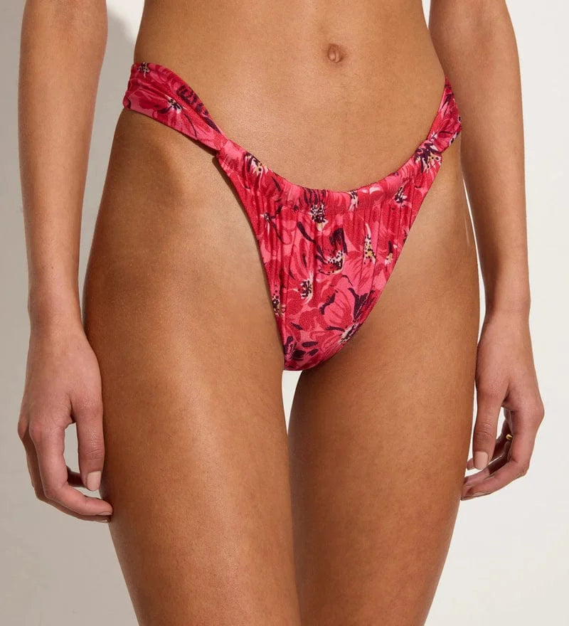 Faithfull - Andez Bikini Bottoms El Limon Floral Pink - Final Sale