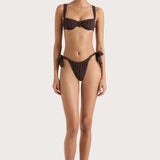 Faithfull - Emily Bikini Top Coffee - Final Sale