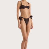 Faithfull - Emily Bikini Top Coffee - Final Sale