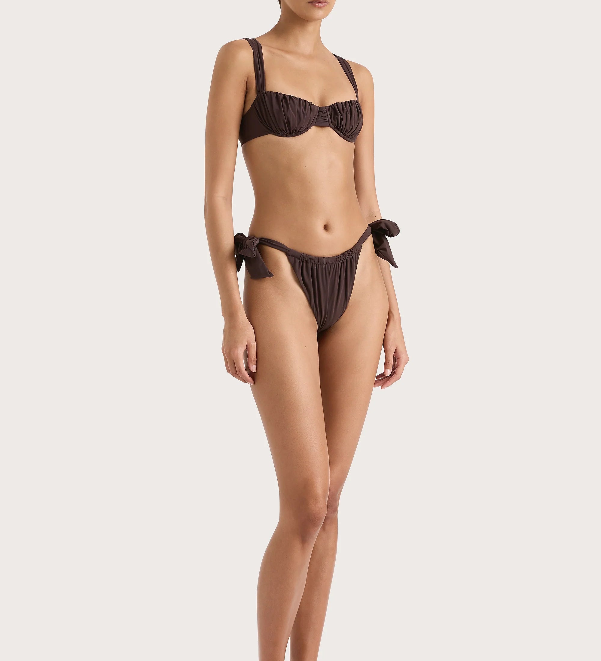 Faithfull - Emily Bikini Top Coffee - Final Sale