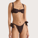 Faithfull - Emily Bikini Top Coffee - Final Sale