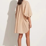 Faithfull - Lucita Smock Dress Plain Sand - Final Sale