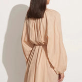 Faithfull - Lucita Smock Dress Plain Sand - Final Sale
