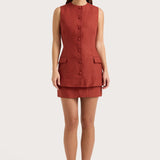 Faithfull - Jane Mini Skirt Garnet