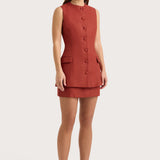 Faithfull - Jane Mini Skirt Garnet