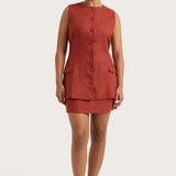 Faithfull - Jane Mini Skirt Garnet
