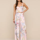 L'AGENCE - Lillian Satin Wide - Leg Pant