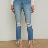 L'AGENCE - High Line Distressed Skinny Jean