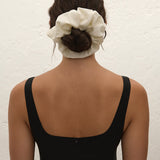 Faithfull - Hair Scrunchie Cream Pinstripe