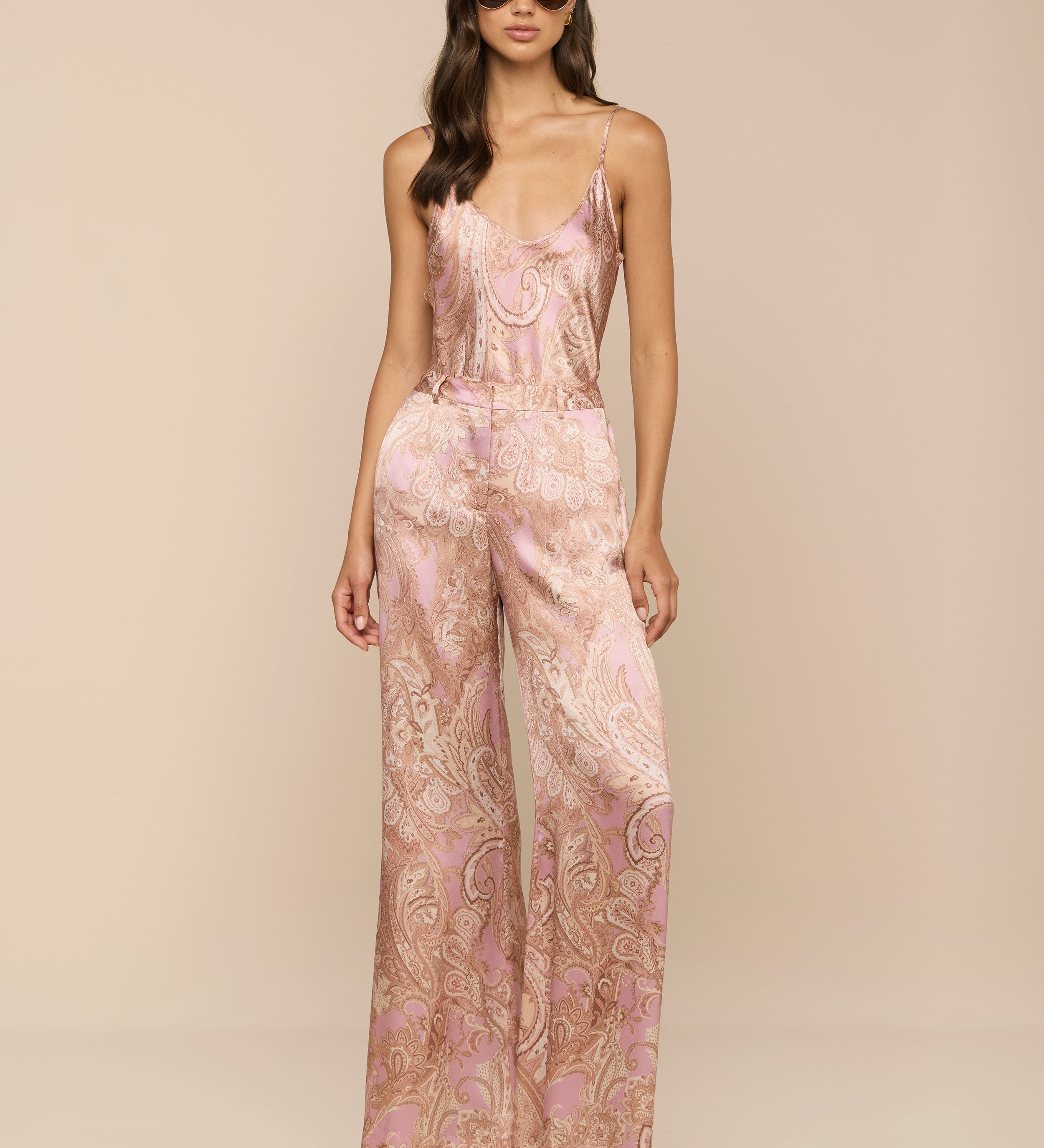 L'AGENCE - Pilar Silk Wide - Leg Pant