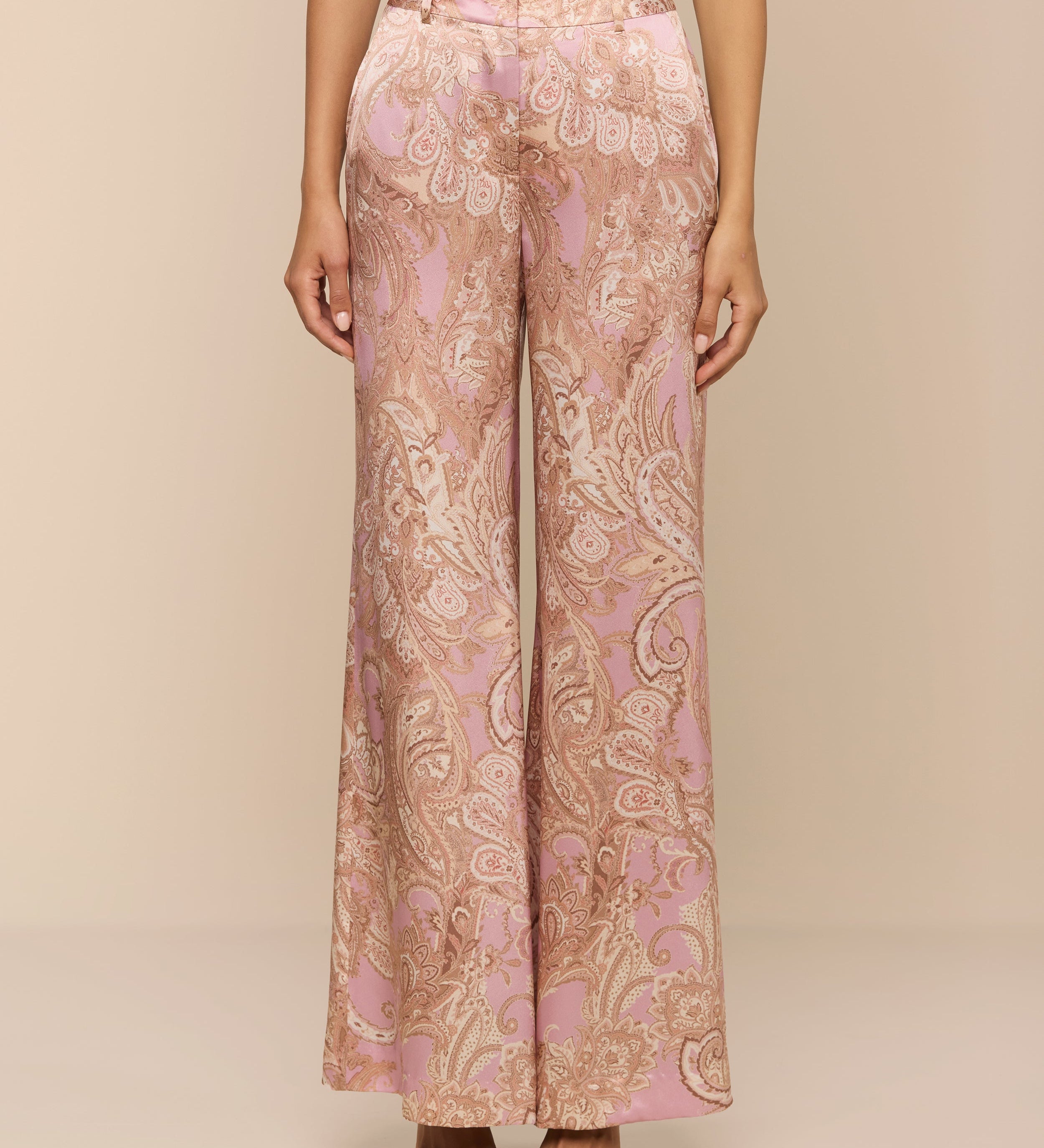 L'AGENCE - Pilar Silk Wide - Leg Pant