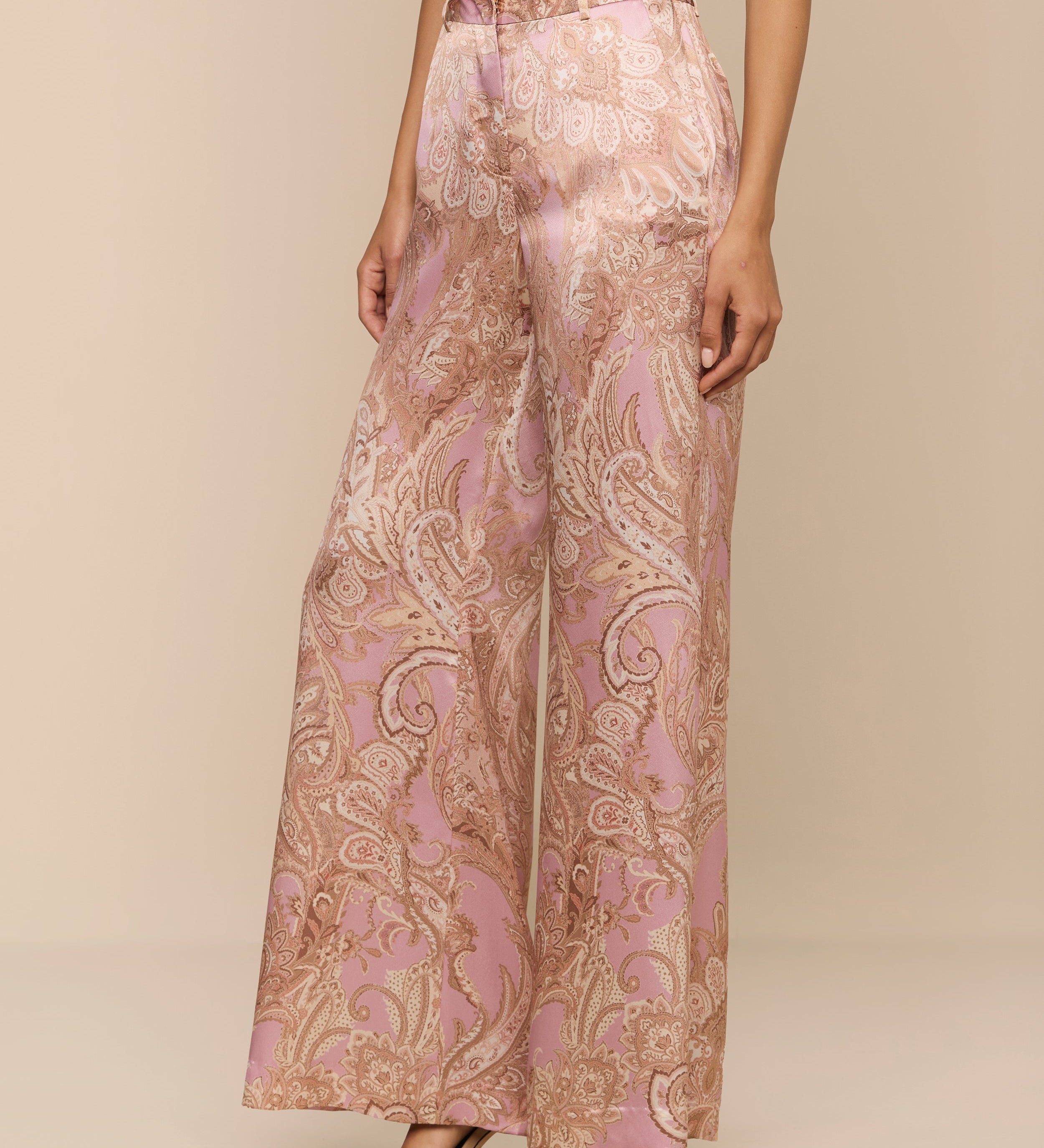 L'AGENCE - Pilar Silk Wide - Leg Pant