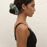 Faithfull - Hair Scrunchie Green Stripe