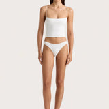 Faithfull - Jean Swim Top White - Final Sale
