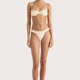 Faithfull - Esterel Bikini Top Butter - Final Sale