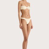 Faithfull - Esterel Bikini Top Butter - Final Sale
