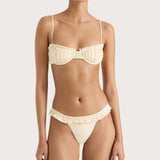 Faithfull - Esterel Bikini Top Butter - Final Sale