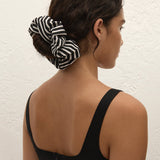 Faithfull - Hair Scrunchie Toscano Stripe Black