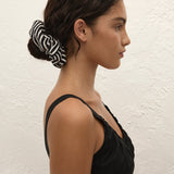 Faithfull - Hair Scrunchie Toscano Stripe Black