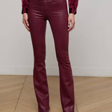 L'AGENCE - Ruth Coated Straight-Leg Jean