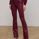 L'AGENCE - Ruth Coated Straight-Leg Jean