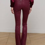 L'AGENCE - Ruth Coated Straight-Leg Jean