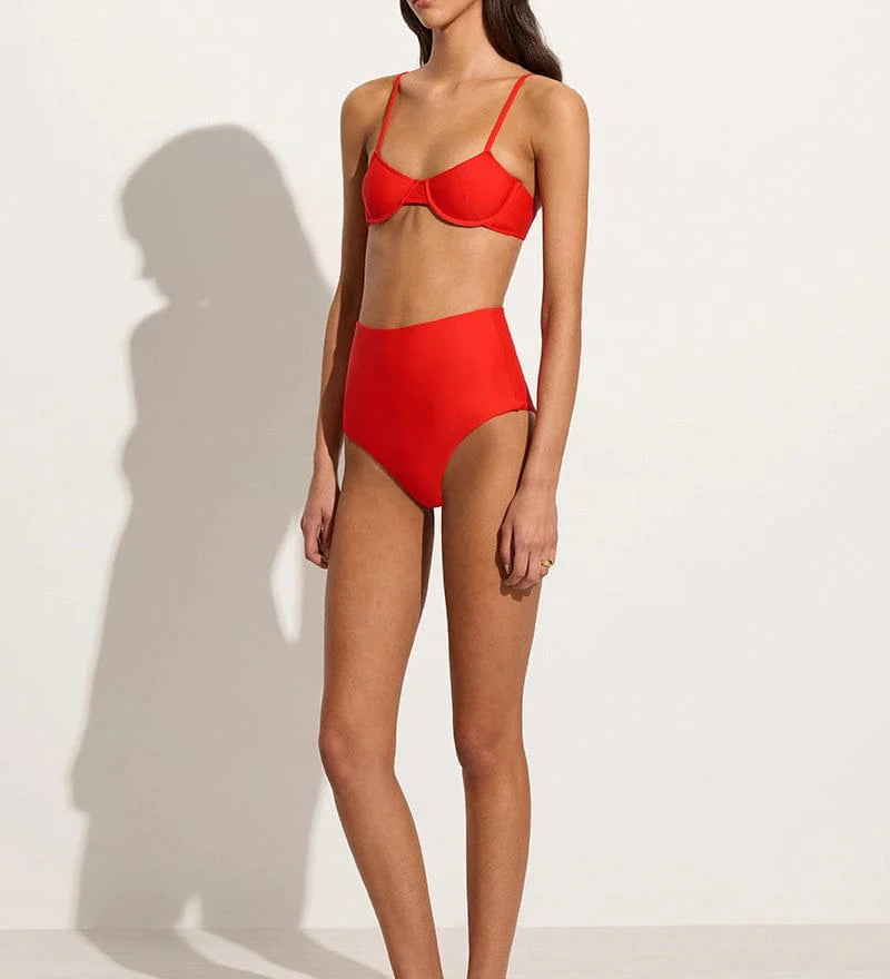 Faithfull - Reyes Bikini Bottoms Salsa - Final Sale